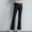 Z1- Black, variant on Womens Jeans Petite Women's Jeans Micro Flare Pants Middle Waist Jeans Dark Blue L