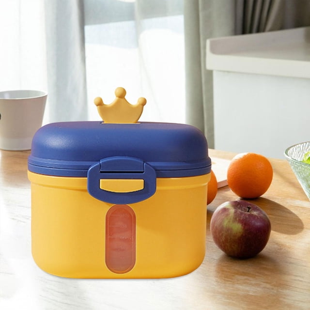 Dispensador de fórmula para bebé CUTICAT caja de almacenamiento de alimentos Amarillo 125x75x10cm