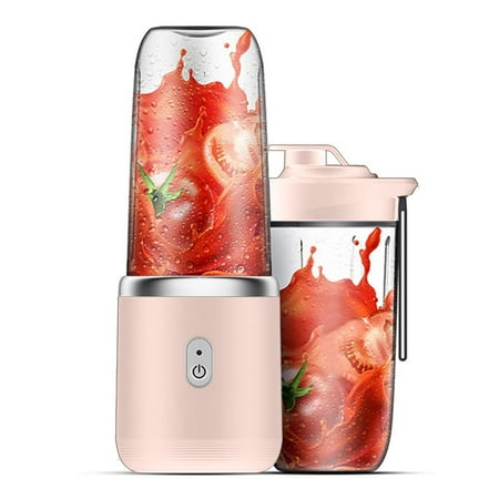 

400Ml 6 Blades Juicer Cup USB Rechargeable Portable Blender Powerful Motor