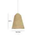 thumbnail image 3 of TOV Furniture Aylin Natural Grass Pendant Lamp, 3 of 3