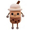 thumbnail image 1 of Yuedong Bubble Tea Cup Shaped Pillow Plush Doll Cute Soft 25cm 20cm Cartoon Funny Real-life Pearl Milk Tea Plush Toys, 1 of 12