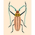thumbnail image 2 of Barnes, Victoria 26x32 Gold Ornate Wood Framed with Double Matting Museum Art Print Titled - Beetle Bug IV, 2 of 4
