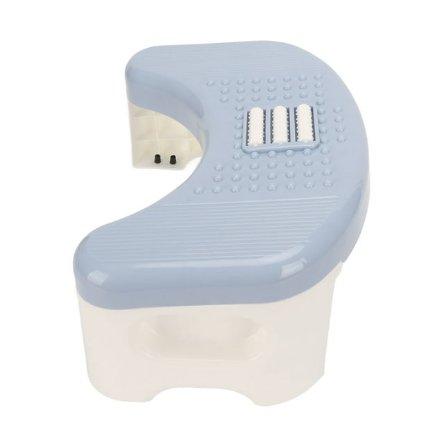Taburete de inodoro curva plegable u diseño antislip portátil fácil taburete de caca de almacenamiento taburete de baído para un cómodo sentado