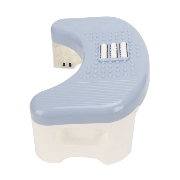 Taburete de inodoro curva plegable u diseño antislip portátil fácil taburete de caca de almacenamiento taburete de baído para un cómodo sentado