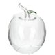 thumbnail image 2 of Transparent Glass Piggy Bank Apple-shaped Money Pot Glass Clear Saving Pot Desktop Decor, 2 of 5