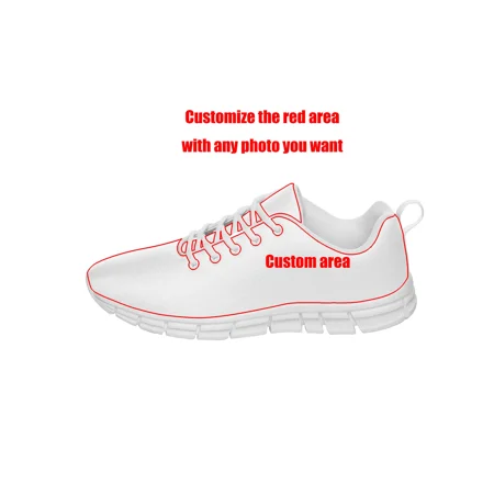 

Rose Pattern Sports Shoes Mens Womens Teenager Kids Children Customized Sneakers Casual Tailor-Made Shoe High Quality Couple