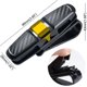 thumbnail image 4 of Paquete de 2 soportes para gafas para parasol de coche, montura para gafas de sol con clip para tarjeta de billete, negro + dorado, 4 of 5