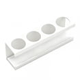 thumbnail image 1 of Soporte para cepillo de dientes eléctrico con 4 ranuras, organizador de cepillado dental para montaje en pared, almacenamiento Blanco, 1 of 8