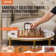 thumbnail image 2 of VEVOR Magnetic Wooden Chess Set, 15 inch 2-IN-1 Chess Checkers Game Set, Folding Chess Board Games for Adults Kids, 2 Queens Portable Travel Gift Chess Set for Tournament Professional Beginner, 2 of 9