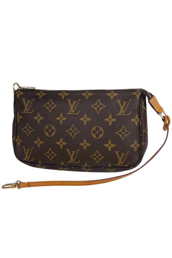 Pre-Owned Louis Vuitton Pochette Accessoires Makeup Cosmetics Accessory Pouch Monogram Brown...