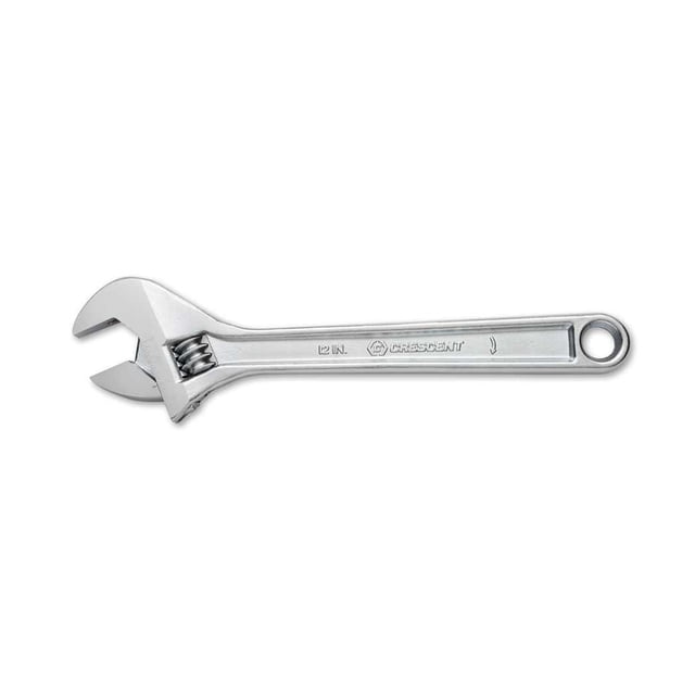 Crescent Clé Réglable 12 Pouces - Cardée - AC212VS, Chrome
