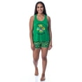 thumbnail image 2 of Nickelodeon Teenage Mutant Ninja Turtles Womens' 84 Tank Pajama Short Set, 2 of 7