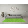 thumbnail image 3 of Ahgly Company Indoor Round Abstract Green Modern Area Rugs, 7' Round, 3 of 4