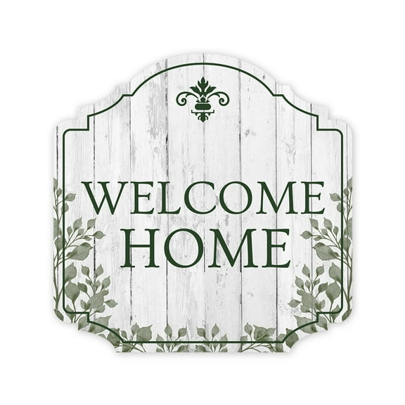 Heritage Plus Welcome Home Wall or Door Sign | Home Entrance Decoration - Small