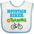 thumbnail image 3 of Inktastic Mountain Biker in Training Boys or Girls Baby Bib, 3 of 4