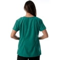 thumbnail image 3 of Dreamcrest Ultra Soft Women's Scrub Tops Medical Scrubs Nursing Uniforms (Surgical Green, Small), 3 of 3