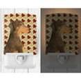 thumbnail image 2 of Caroline's Treasures SS4377CNL Doberman Fall Leaves Portrait Ceramic Night Light, 6x4x3", multicolor, 2 of 2
