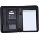 thumbnail image 4 of Portable Professional Business Portfolio Padfolio Folder Document Case Organizer A5 Pu Leather Zippered Closure With Calculator Card Holder Memo Note, 4 of 5