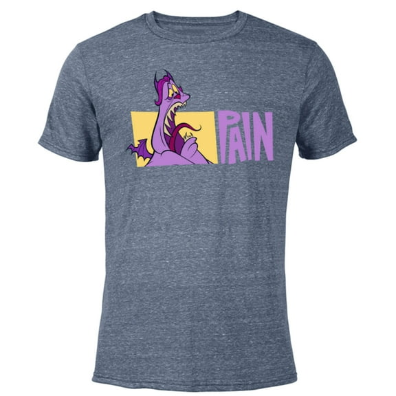 Disney Hercules Pain - Short Sleeve Blended T-Shirt for Adults – Customized-Navy Heather