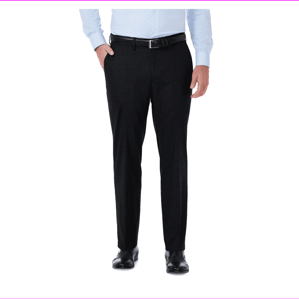haggar stretch denim trousers