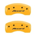 thumbnail image 4 of MGP 4 Caliper Covers Engraved Front Accord Engraved Rear Accord Yellow finish black ch, 4 of 6