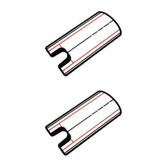 Wweixi Durable Putting Alignment Mirror For Accurate Putting Multifunctional Widely 310*150*5MM 2Set