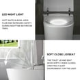 thumbnail image 3 of HOROW Toilette Intelligente avec Siège Chauffant Bidet, Rinçage Automatique, Sécheuse, Écran LED T03 une Pièce Allongée, 3 of 10
