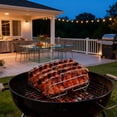 thumbnail image 3 of Stainless Steel BBQ Rib Rack Rib Holder with 6 Slot Design for BBQ Grill Outdoor Cooking, 3 of 6