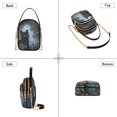 thumbnail image 3 of FORMRS Crossbody Bag for Women Quilted Travel Shoulder Cell Phone Purse with Chain Strap Handbag, Black Cats, 3 of 7
