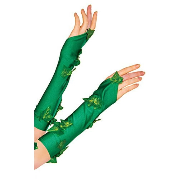 Rubie's 38033 Women's DC Comics Poison Ivy Glovelette Costume, One Size, Green
