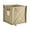 Khaki-L, variant on Trash Storage Basket with Rope Storage for Outdoor Camping Trash Organizers with Handle Large Capacity Folding Trash Can
