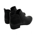 thumbnail image 5 of Sun + Stone Womens Cadee Faux Leather Zipper Ankle Boots, 5 of 7