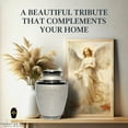 thumbnail image 4 of Ample Crimination URN With Engraving | Large 10.5" Elegant Memorial Urn for Ashes with Meena Floral Design & Engraving Option ACU017, 4 of 9
