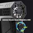 thumbnail image 3 of Xingzhi ABS 130000 RPM Tur/bo Blower Jet Fan RPM Tur/bo Blower Rechargeable Fan Portable Fan Energy-efficient Easy To Clean, 3 of 6