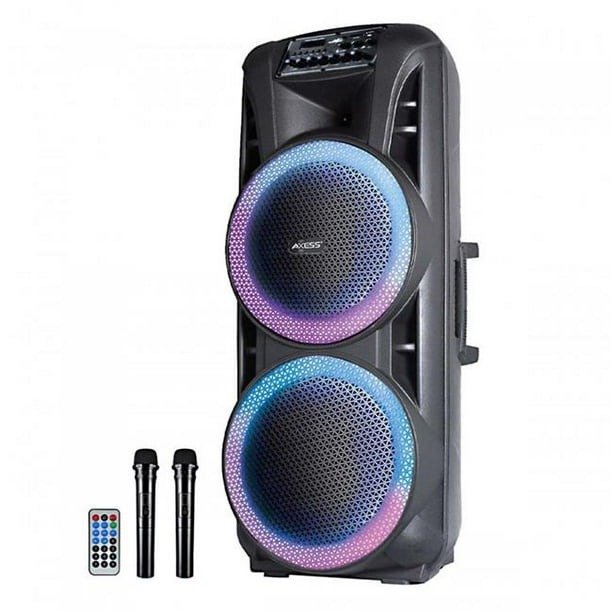 Moreel Verrast Recensie Axess PABT6037 2-15 in. 10000W Party Rock Bluetooth PA Speaker Woofers LED  Lights - Walmart.com