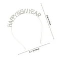 thumbnail image 2 of HINTRMENT Bonne Année Serre-Tête Argent Alliage de Zinc Accessoire Photo 1Pcs, 2 of 8