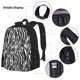thumbnail image 3 of Fotbe Zebra Set Escolar 3 en 1 para Niños - Mochila Duradera con Lonchera Aislante y Estuche para Lápices - Mochila Escolar para Niños y Niñas, 3 of 7