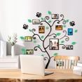 thumbnail image 2 of Family Tree Wall Decals DIY Adhesive Wall Stickers 3D Picture Frames Decor for Home Living Room, 2 of 12