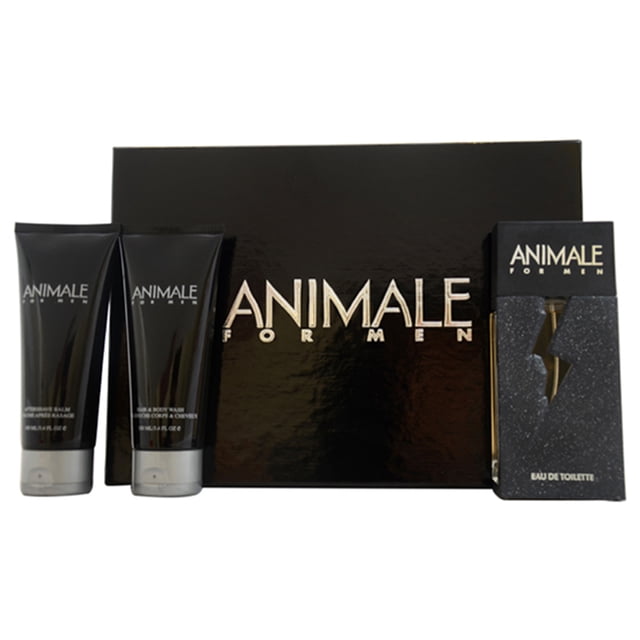Set de Perfume EDT 3.4oz Bálsamo 3.4oz Jabón corporal 3.4oz Animale Caballero