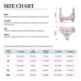 thumbnail image 4 of Kdxio Cute Rabbit Print Women's 2 Piece High Waisted Wrap Spaghetti Strap Summer Swimsuit Bikini Set-Small, 4 of 7
