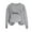 Gray, variant on Luxalzxs Love Heart Sweatshirt for Women Happy Valentine's Day Shirts Long Sleeve Crewneck Pullover Tops