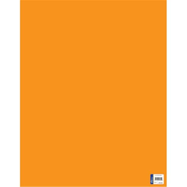 22 in. X 28 in. Orange Poster Board 25 Count