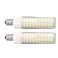 thumbnail image 4 of Paquete de 2 luces LED de maíz 6000K Bombillas LED blancas 2835 SMD 125 E12 Bombillas LED de maíz para el hogar Tienda Oficina 100‑130V, 4 of 10
