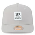 thumbnail image 2 of Men's New Era Gray Cincinnati Bengals 2025 Sideline  9SEVENTY Adjustable Trucker Hat, 2 of 5