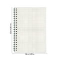 thumbnail image 3 of A5 Notebook Grid Spiral Bound Journal 80 Pages with Thick Paper for Campus and Office Use, 3 of 6