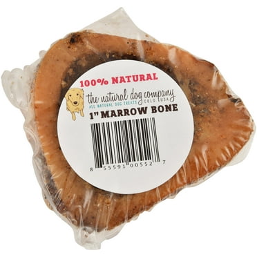 1" Beef Marrow Bones – Flavorful Roasted Treats for Small Dogs | Natural Dog Company