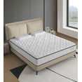 thumbnail image 3 of Queen Size Mattresses,10 Inch Memory Foam Hybrid Queen Mattresses in a Box White Mattress with Provide Sleep Support and Pressure Relief,Medium Firm,CertiPUR-US., 3 of 9