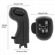 thumbnail image 4 of Manual 6 Speed+r+c Gear Shift Knob Gear Shifter Lever For P G R Truck 1727377 / 1919065 / 1438702, 4 of 5