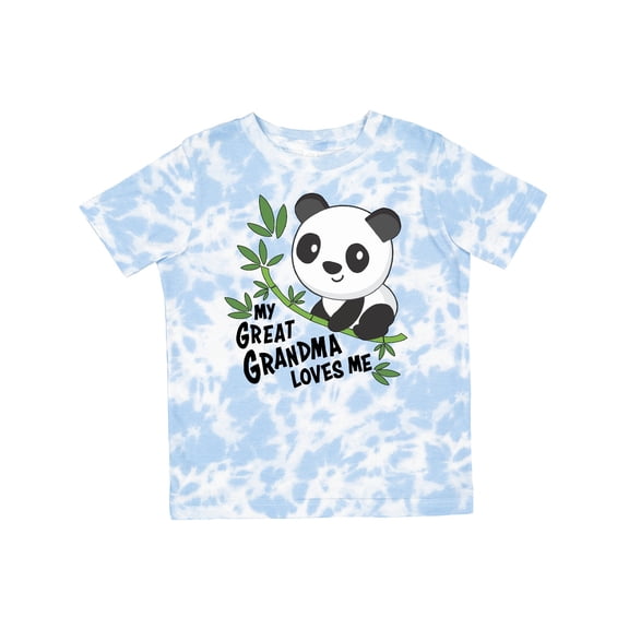 Inktastic My Great Grandma Loves Me Cute Panda Boys or Girls Toddler T-Shirt