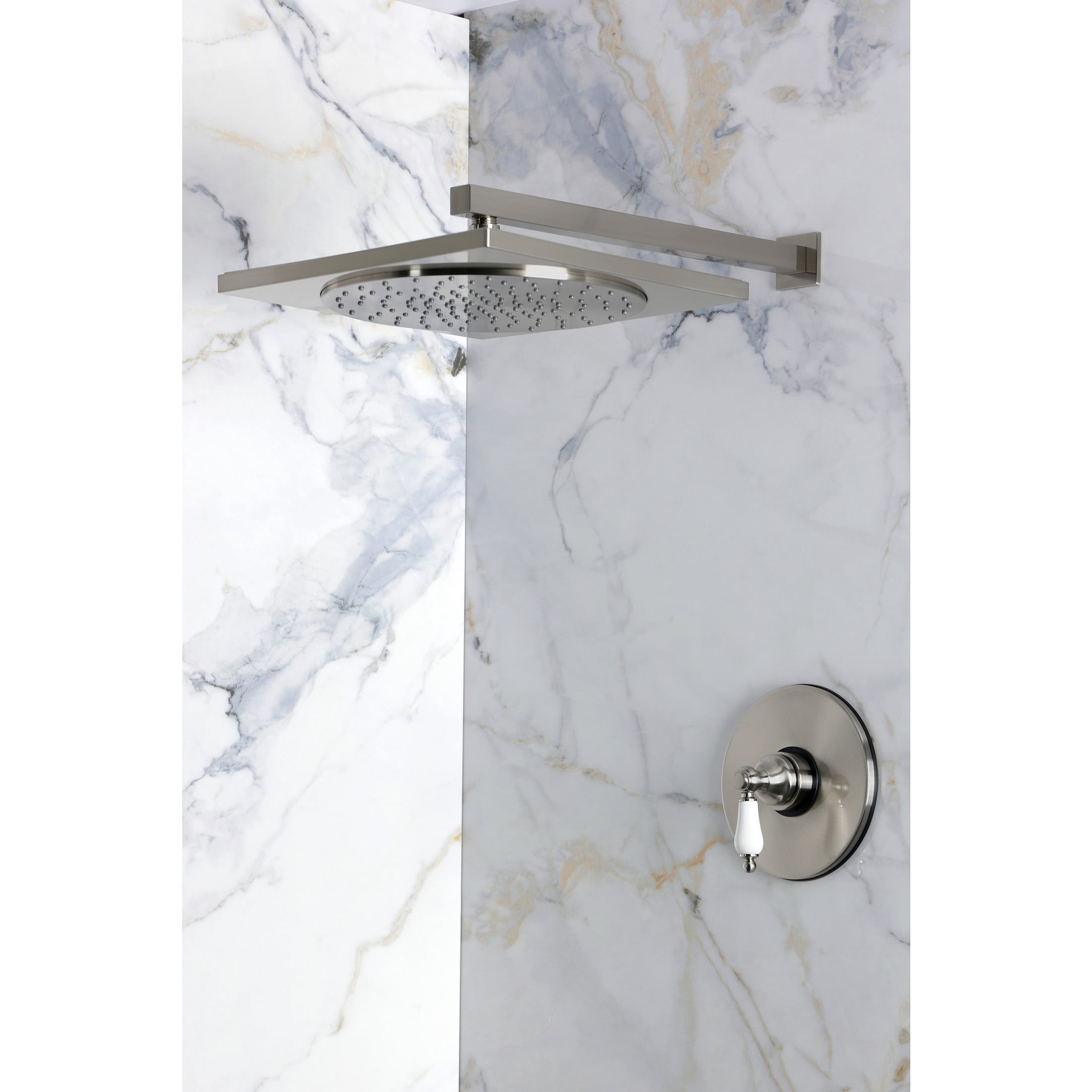 Kingston Brass KB8338PLSO Victorian Single-Handle Pressure Balanced Shower Faucet, Brushed Nickel